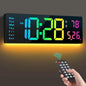 Digital Wall Clock 16", Wall Clocks by HournorDigitalClock