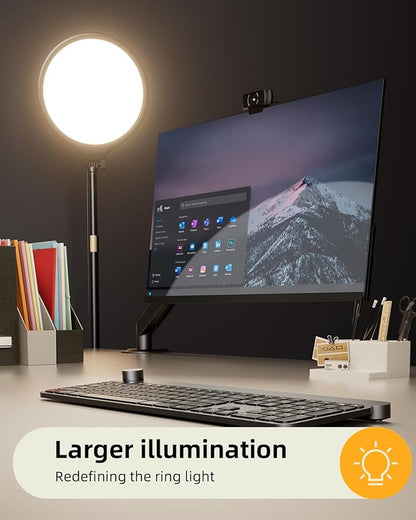 10.5" Ring Light with Stand and Phone Holder - Image 3