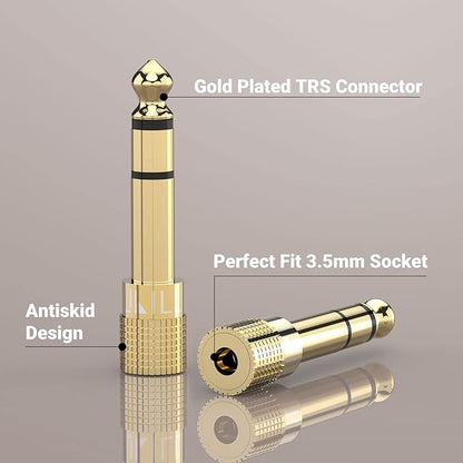 Cubilux 6.35mm to 3.5mm Audio Adapter - Image 5