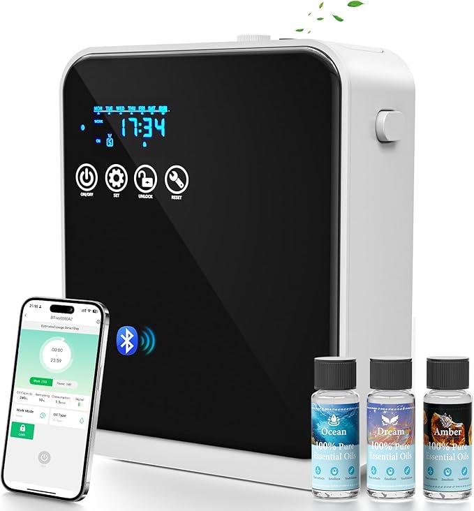 Waterless Essential Oil Diffuser, Hotel Aromatherapy Scent Diffuser - Image 9
