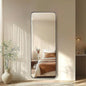 ANDY STAR 18" x 48" Full Length Wall Mirror, Large Polished Chrome Mirror by ANDYSTAR