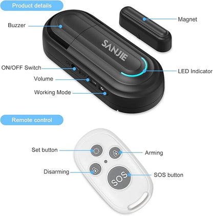 SanJie Door Alarm for Kids Safety - Image 9