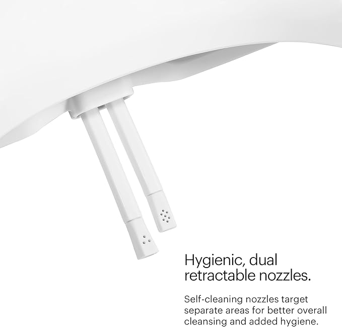 Brondell Bidet Toilet Seat, Non-Electric Swash Ecoseat, Fits Elongated Toilets - Image 4