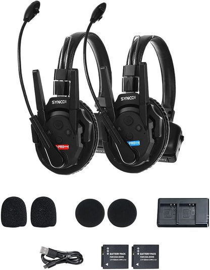 SYNCO XTalk Pro2 XPro X2 2.4GHz Wireless Headset Communication System Random - Image 2
