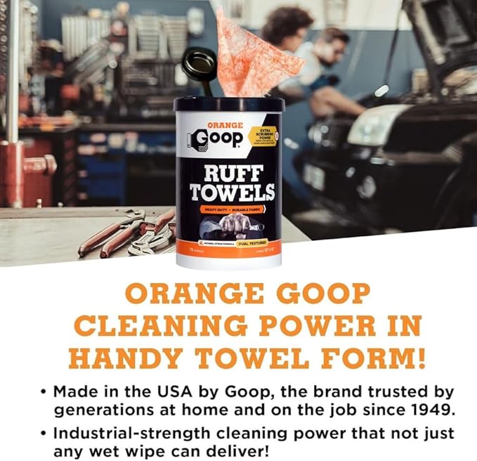 GOOP Orange Heavy Duty Ruff Towels - Image 6
