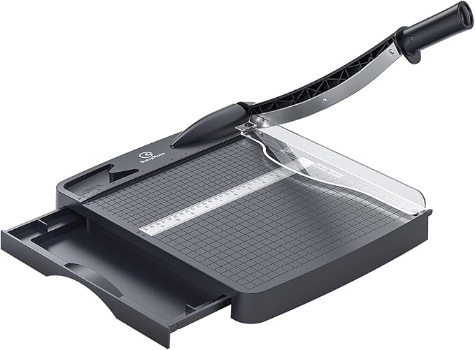 12 Inch Heavy Duty Paper Cutter, Guillotine Paper Cutter & Paper Trimmer by syntpNovo