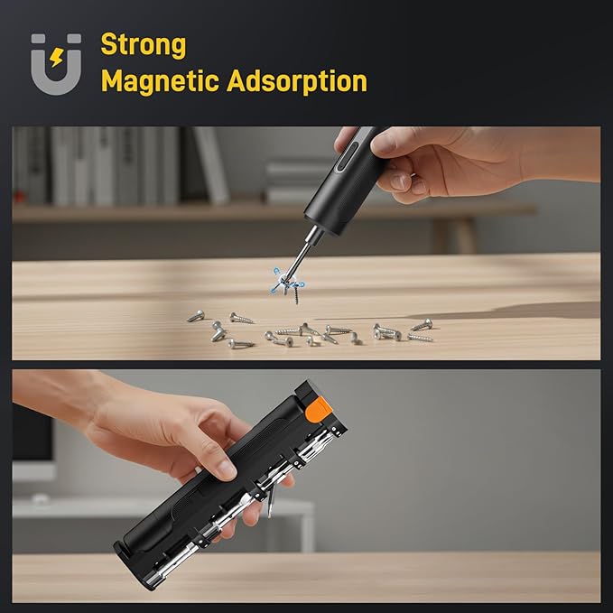 MrToNo Electric Screwdriver, Cordless Screwdriver Set, Power Screwdriver Set - Image 6