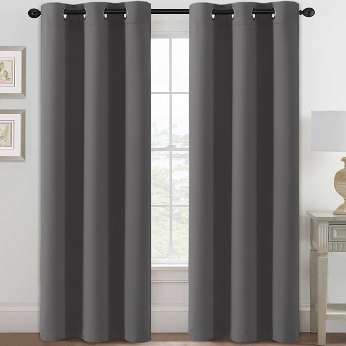 H.VERSAILTEX Blackout Curtains for Bedroom Thermal Insulated Room Darkening by HVERSAILTEX