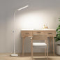White LED Reading Floor Lamp, Bright 12W Dimmable Standing Light, Adjustable by dujunlinghang