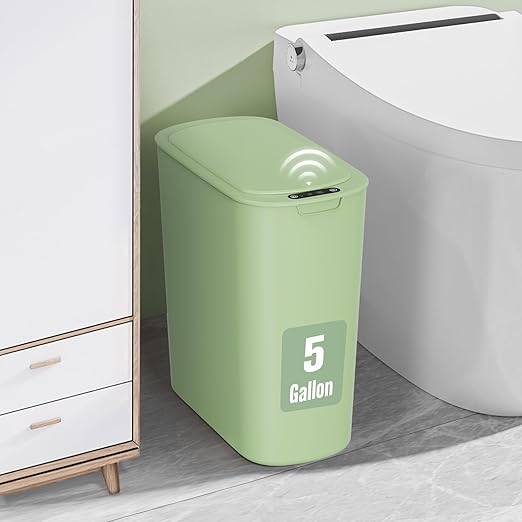 Cesun Motion Sensor Trash Can, 5 Gallon Automatic Bathroom Garbage Can by Cesun