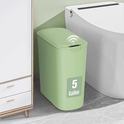 Cesun Motion Sensor Trash Can, 5 Gallon Automatic Bathroom Garbage Can by Cesun