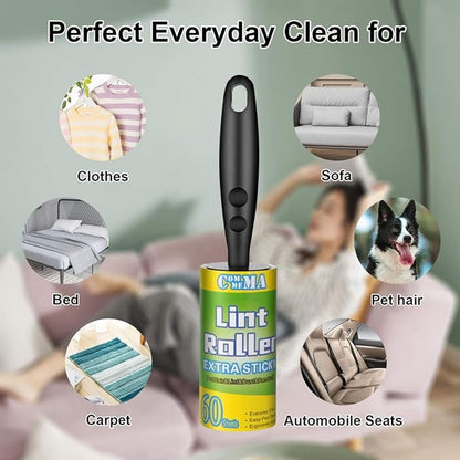 COMMEMA Lint Rollers for Pet Hair Extra Sticky, Pet Hair Remover Set Brush for - Image 2