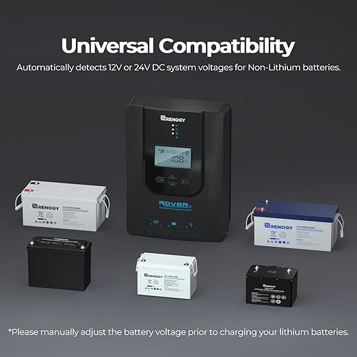 Renogy Rover 30A 12V/24V Auto DC Input MPPT Solar Charge Controller Parameter - Image 6