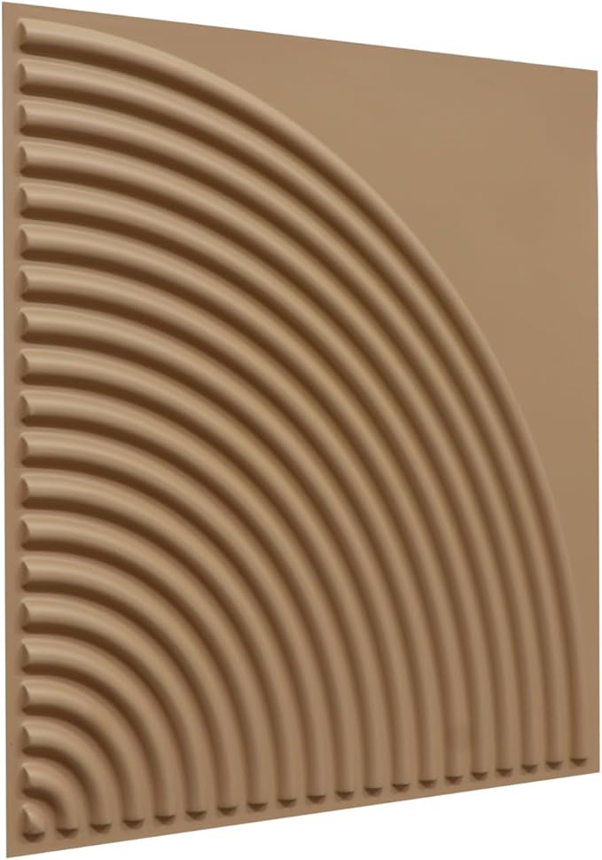 From Plain To Beautiful In Hours 9002 Arc Swell PVC 12 in x 12 in Peel and - Image 2
