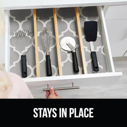 GORILLA GRIP powerGRIP Drawer Shelf and Cabinet Liner, Thick Strong Hold - Image 9