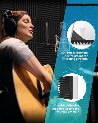 48 Pack Sound Proof Foam Panels - Image 3