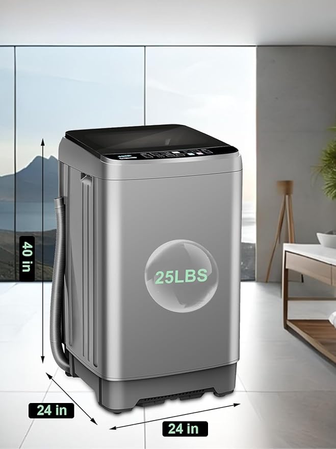25 lbs Full Automatic Washing Machine - Image 3