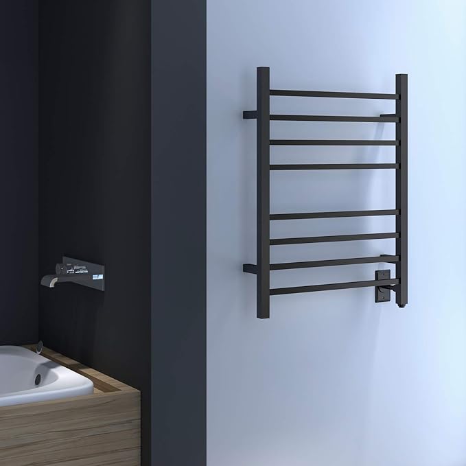 HEATGENE Towel Warmer, Heated Towel Warmer Rack, Wall-Mounted Hardwired/Plug-in - Image 8