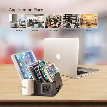 UDOLI 5 USB Ports Charging Station Organizer - Image 6