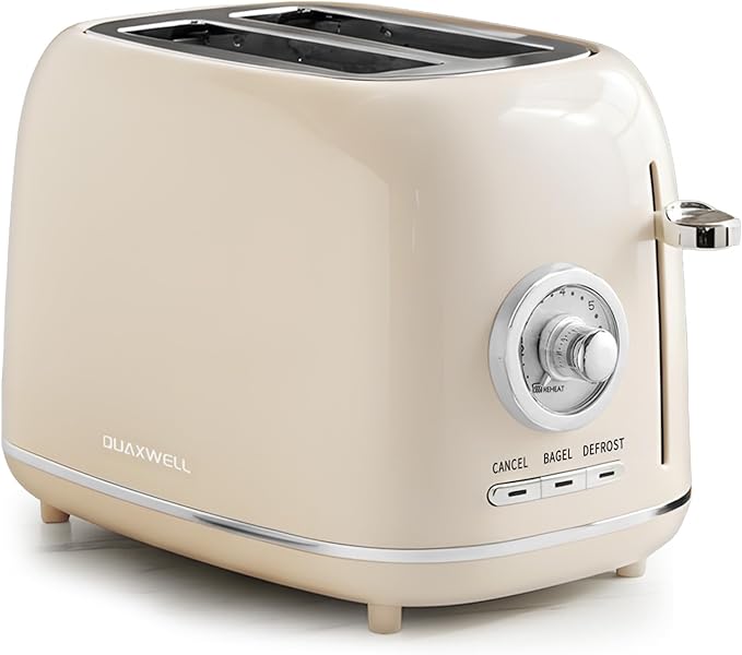 2-Slice Toaster, Wide Slots, 7 Bread Shade Settings, Stainless Steel, and by Unknown