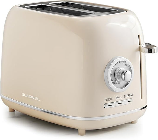 2-Slice Toaster, Wide Slots, 7 Bread Shade Settings, Stainless Steel, and by Unknown