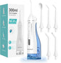 Water Dental Flossers for Teeth, 300ML Cordless Portable Electric Water Flosser by FlossSmarterSmileBrighter