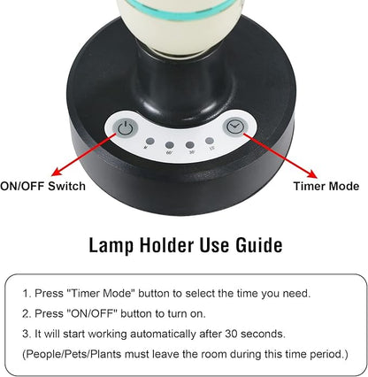 COOSPIDER UV 36Watts UV Sanitizer Lamp 2pack 72w - Image 7