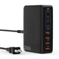 USB C Charger Block, 200W 8 Port USB C Charging Station, GaN Type C & A Charger by Unknown