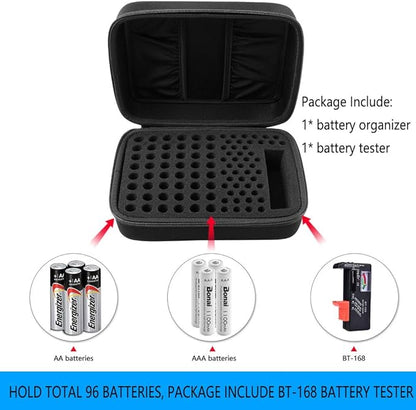 Comecase Battery Organizer Storage Box Case Holder - Image 4