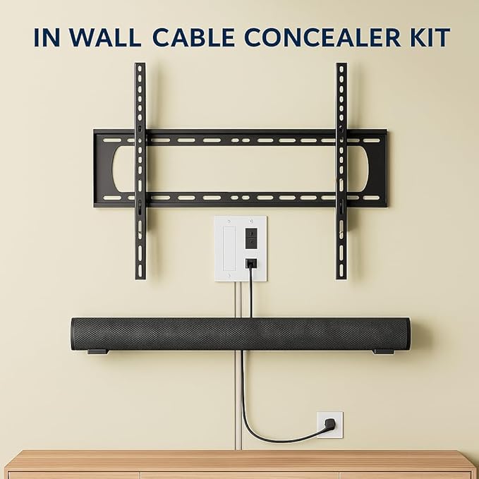 in Wall Cable Concealer Kit – Paintable Cord Management System - Image 3