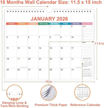2026 Calendar - Wall Calendar 2026 from January 2026 to June 2027, 2026 Calendar - Image 3