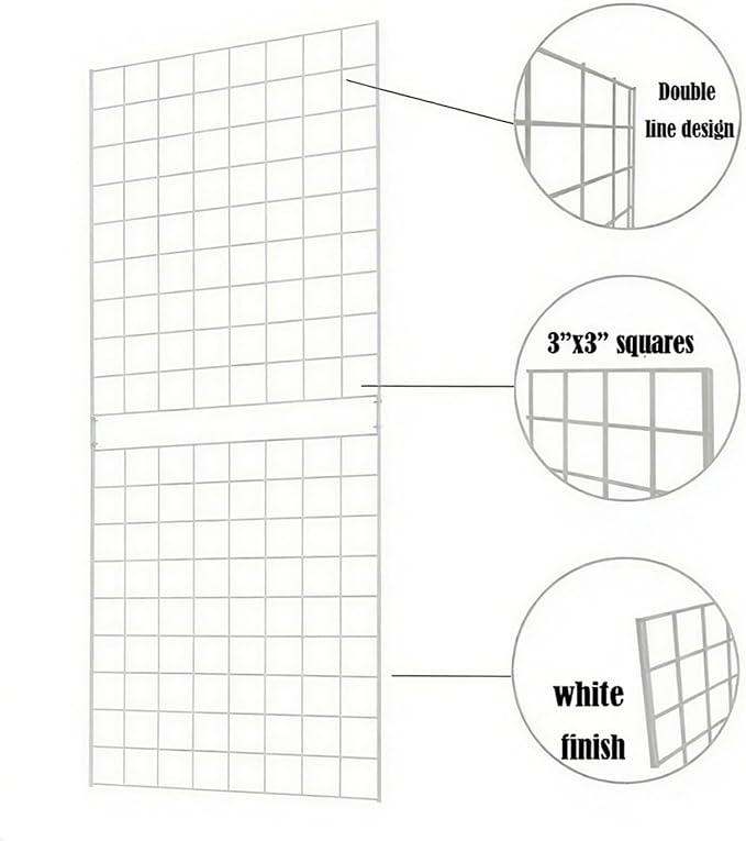 7RiversART Grid Wall Commercial Grade Gridwall Panels – Heavy Duty Grid Panel - Image 4