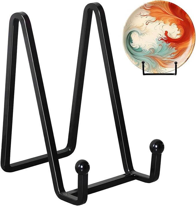 Kruodop 4 Pack 6" Metal Square Frame Easel Stands by Kruodop