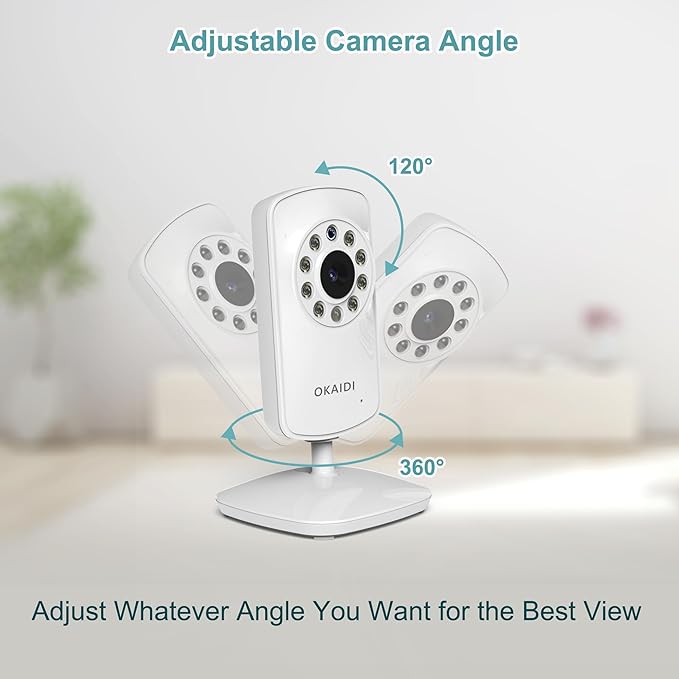 OKAIDI Video Baby Monitor with Camera and Audio, 2.4'' Portable Travel Baby - Image 4