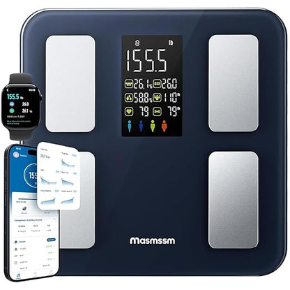 Masmssm Smart Scale for Body Weight, FSA&HSA Eligible, Bathroom Digital by Masmssm