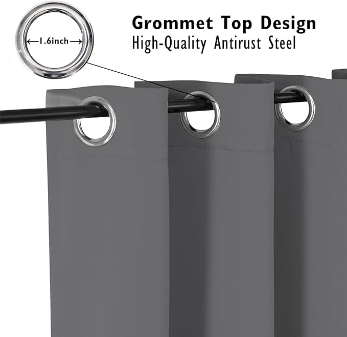 ChrisDowa Blackout Curtains 102 Inches Long - Image 3