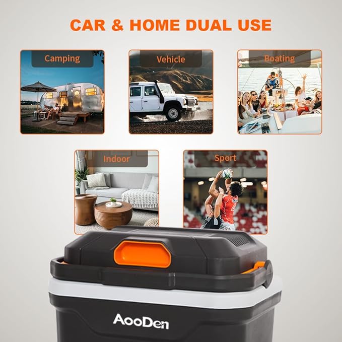 Electric Car Cooler and Warmer, 26 Quart Capacity, Thermoelectric Iceless Cooler - Image 7