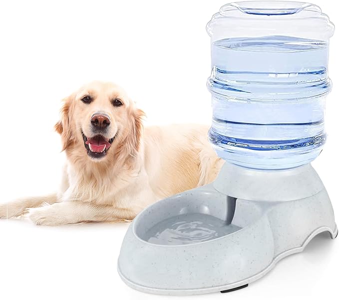 Pet Water Dispenser Station for Large Dogs and Cats, 3 Gallon/11L Gravity by LeptzoaPetProducts