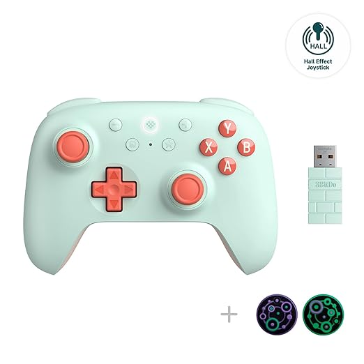 8Bitdo Ultimate 2C Hall Effect Joysticks and Hall Triggers Wireless Controller by 8BitDo