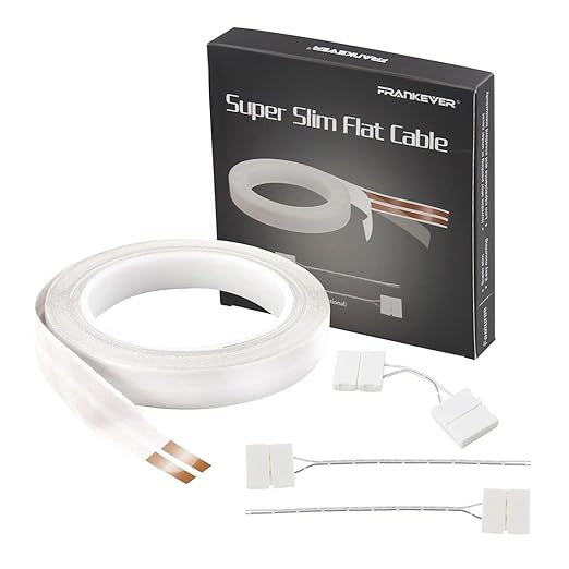 FRANKEVER 23Gauge Hidden Super Flat Audio Cable Suitable by FRANKEVER