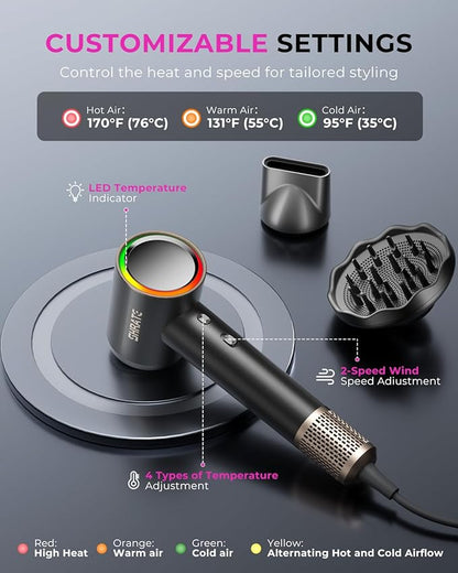SHRATE Professional High Speed Ionic Hair Dryer | Ultra-Fast Drying | 500 - Image 8