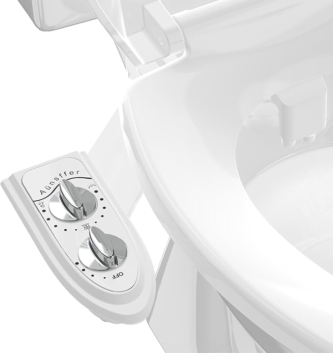 Bidet Toilet Attachment, Non-Electric 3 Wash Modes, Adjustable Water Pressure by A%C3%BCnsffer