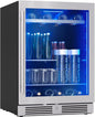 Zephyr Presrv 24 Inch Beverage and Wine Fridge Single Zone Under Counter by Zephyr
