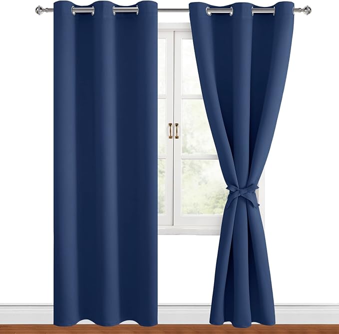 Hiasan Blackout Curtains for Bedroom, 38 x 84 Inches Long - Image 6