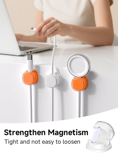 Magnetic Cable Clips, Adjustable Cord Holder Management, Adhesive Wire Keeper - Image 2