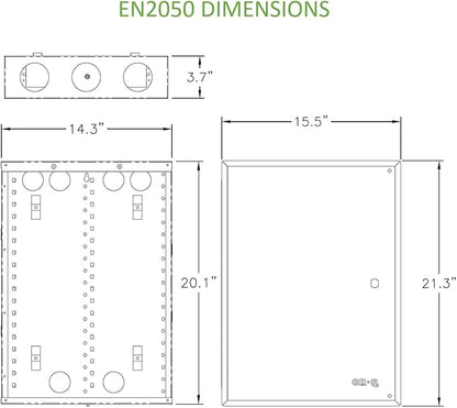 On-Q 20" Structured Media Enclosure - Image 5