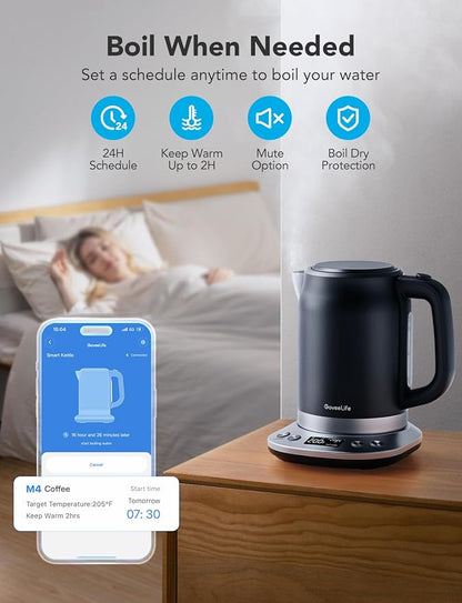 GoveeLife Smart Electric Kettle Temperature Control, WiFi Electric Tea Kettle - Image 4