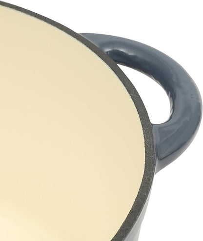 Gibson Home Addlestone 5 Qt Enameled Cast Iron Dutch Oven Pot - Image 6