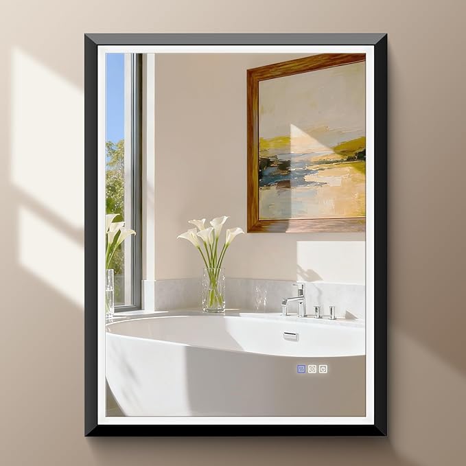 USHOWER 22X30 LED Bathroom Mirror by USHOWER