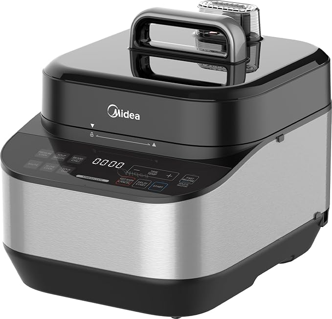 Midea Electric Pressure Cooker, 14° Inclined Panel, 8-in-1 Olla de Presion by Makeyourselfathome